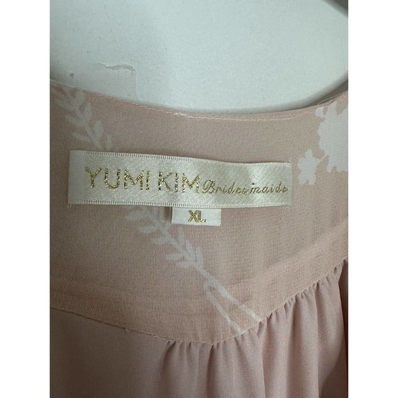 ANTHROPOLOGIE BHLDN YUMI KIM BRIDESMAID SASHAY AWAY WRAP MAXI DRESS BLUSH SZ XL - Picture 5 of 8